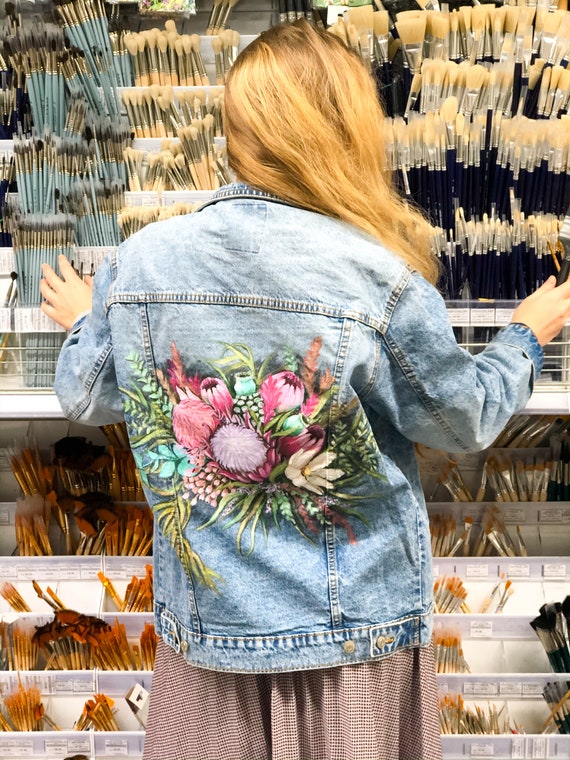 etsy denim jacket