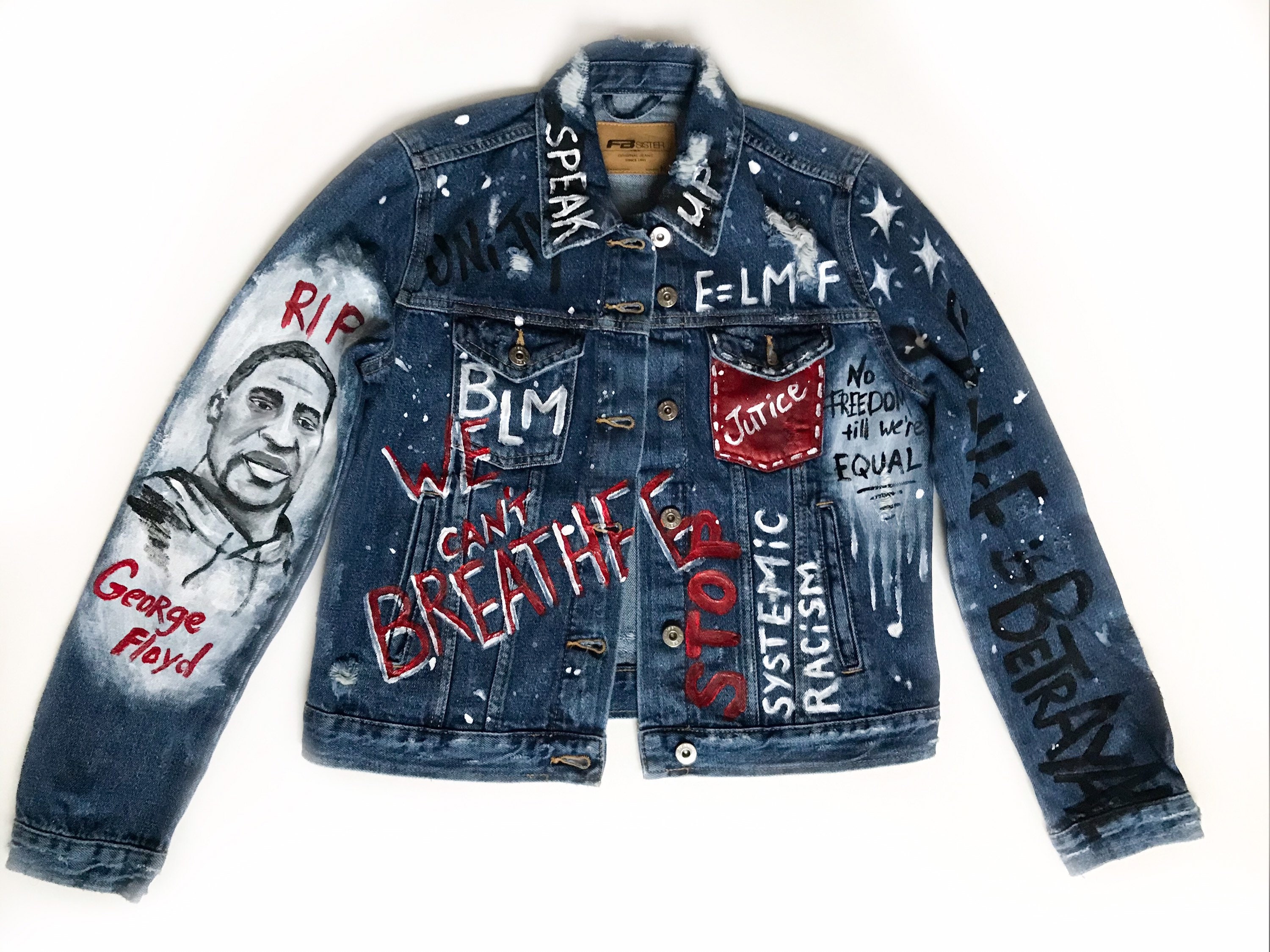 custom jean jacket mens