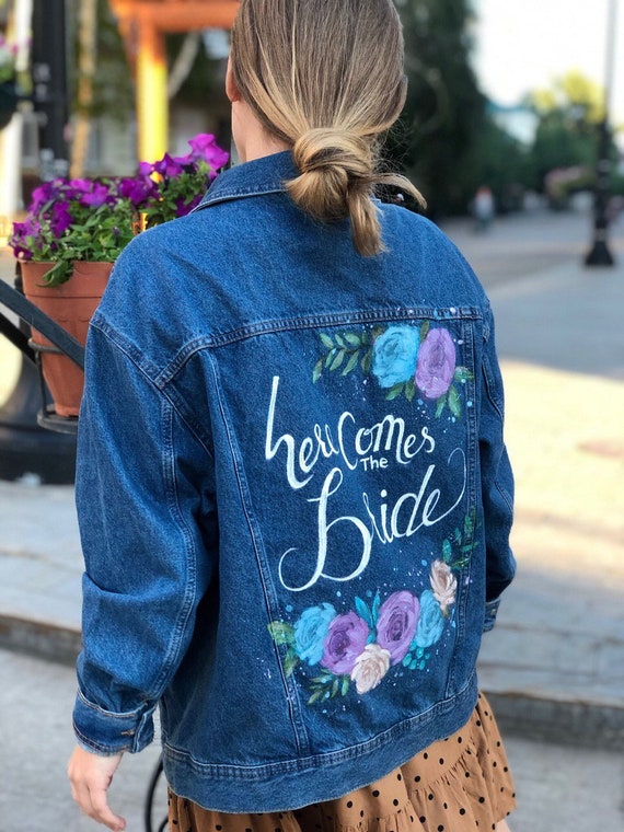 etsy denim jacket