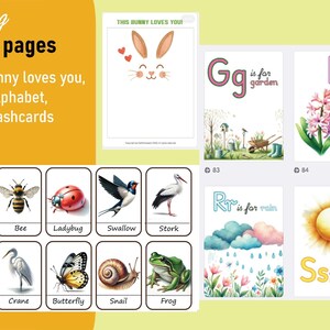 100 printable activity pages for preschoolers! Perfect for Easter & spring. Includes alphabet tracing, matching, counting, mazes, flashcards & more!