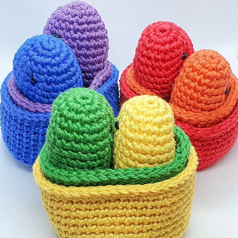 Crochet baby toys fish set printable color flash cards included crochet pattern crochet sorting toy crochet fishing go fish toddler crochet gift 2025 crochet