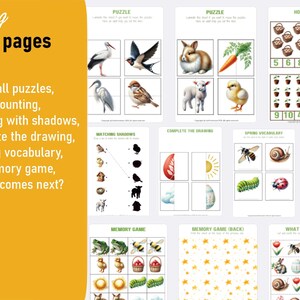 100 printable activity pages for preschoolers! Perfect for Easter & spring. Includes alphabet tracing, matching, counting, mazes, flashcards & more!