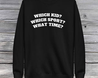 Funny Sports Mom Sweatshirt: Sarcastic Gameday Sweater
