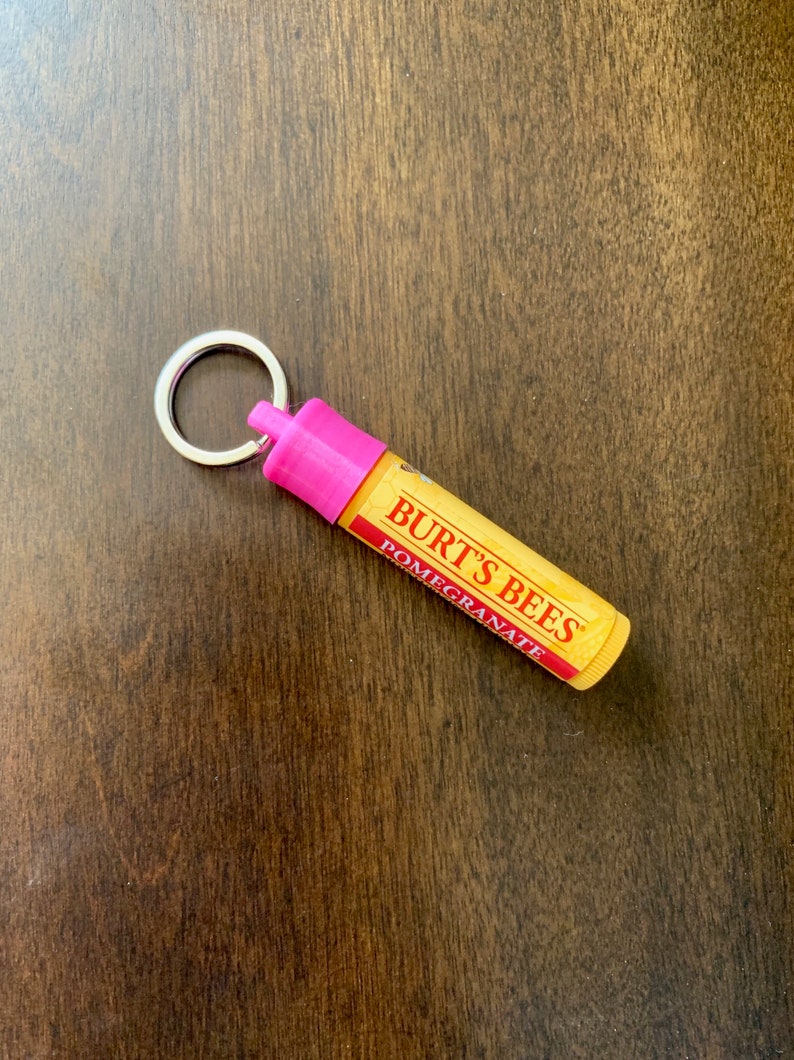 Lip Balm Keychain Cap Etsy
