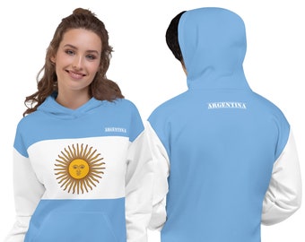 Argentina Clothing / Argentina Flag Print Hoodie Outfit