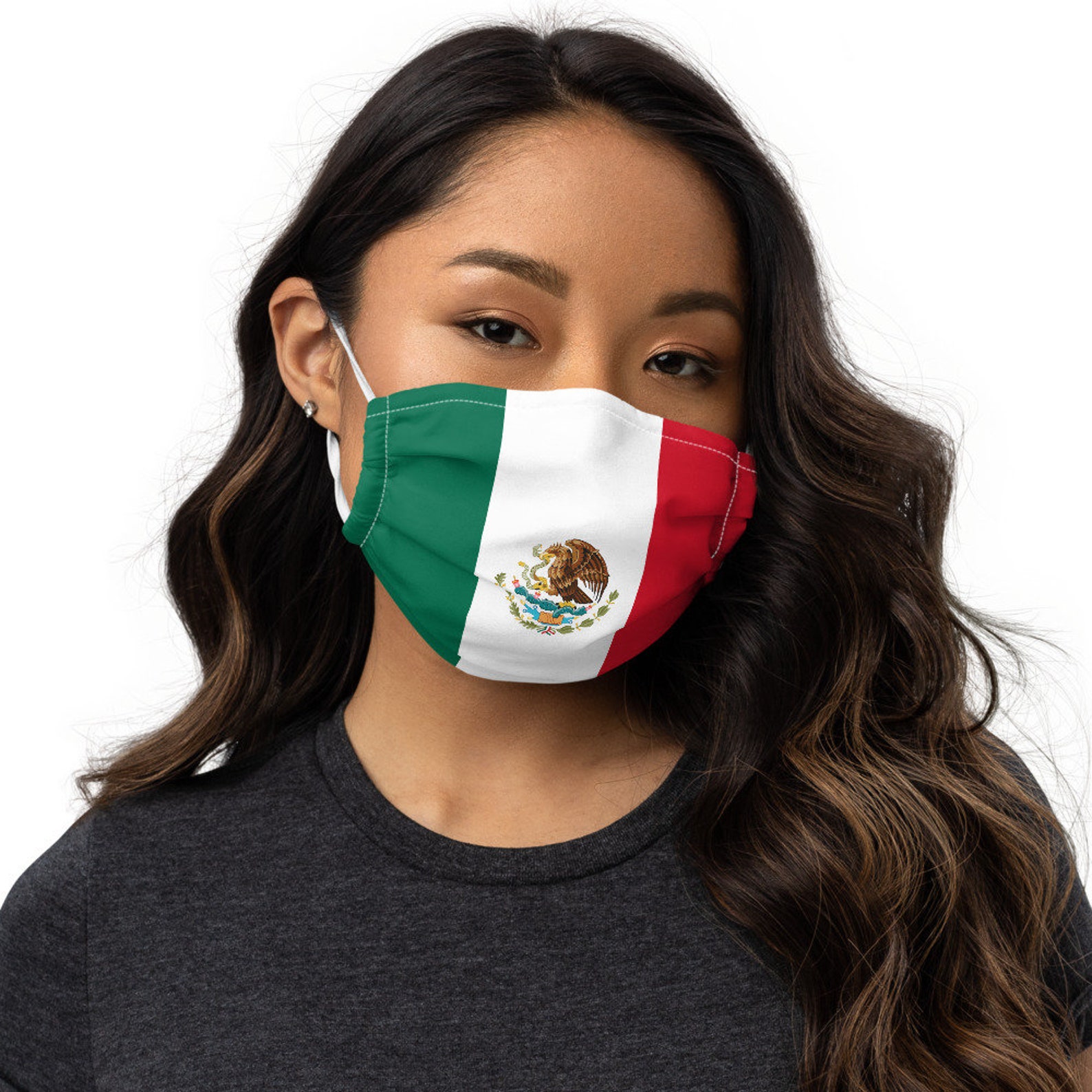 Customizable face mask Mexico flag customizable nose wire Etsy
