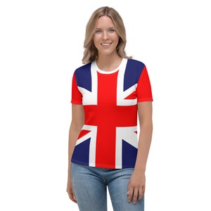 Union Jack T-Shirt / Womens Union Jack T Shirt / Union Jack Clothing