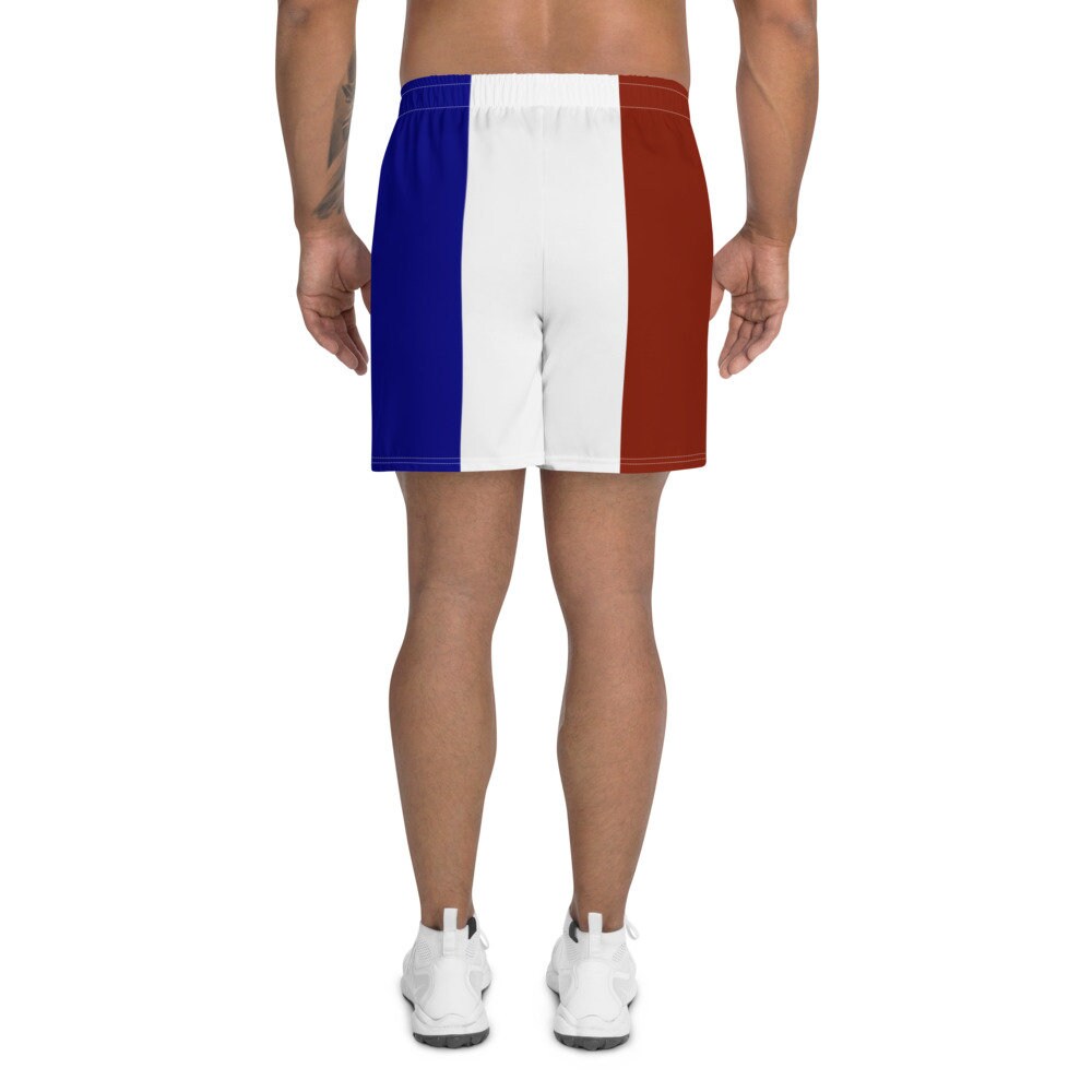 France  Flag Print Shorts For Women