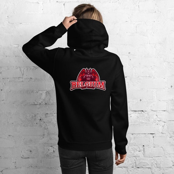 Red devil hoodie sale