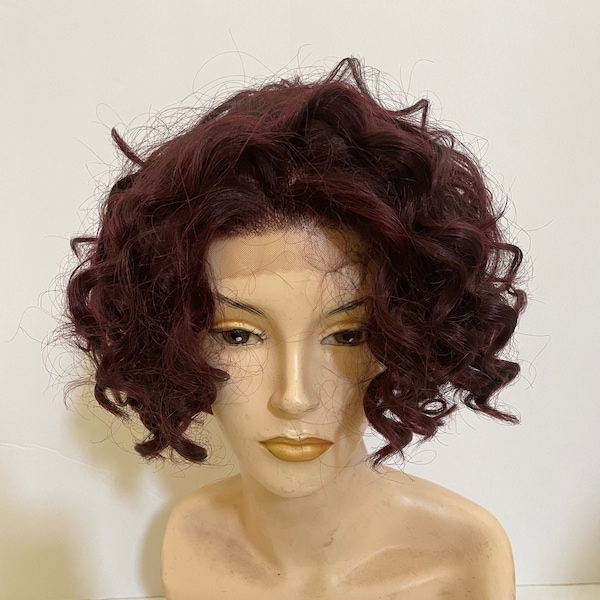 Lace Front Jheri Curl Wig