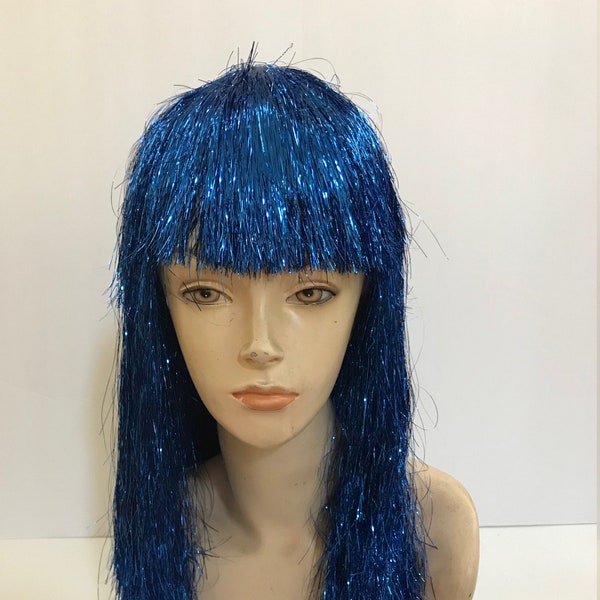 Tinsel Wig Etsy