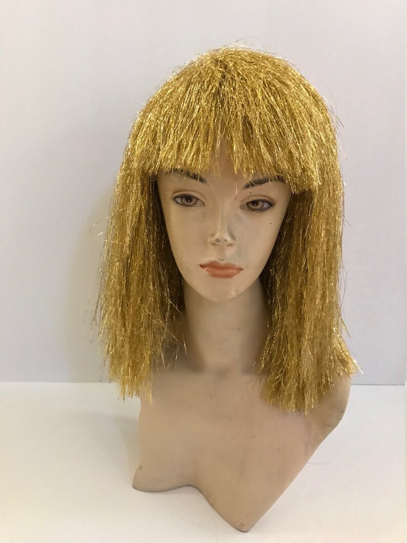 Colorful Tinsel Wigs Etsy