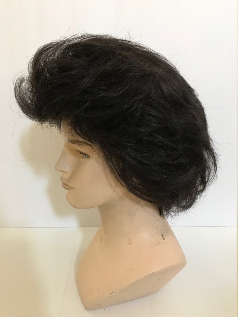 Human Hair James Brown Pompadour Wig Etsy