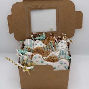 Frosted dog treats-mini and regular-all natural-homemade-made to order