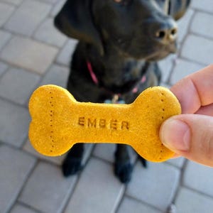 Personalized Dog Treats - All Natural - Pumpkin Peanut Butter