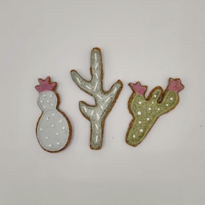 Cactus Frosted Dog Treats - Made to Order - All Natural
