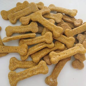 Pumpkin peanut butter dog treats-all natural-made to order-mini and regular
