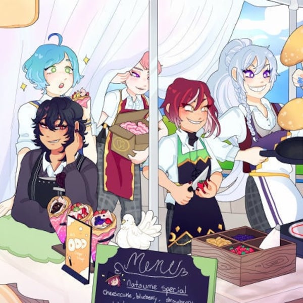 Enstars: An Eccentric Crepe Stand! {Print}