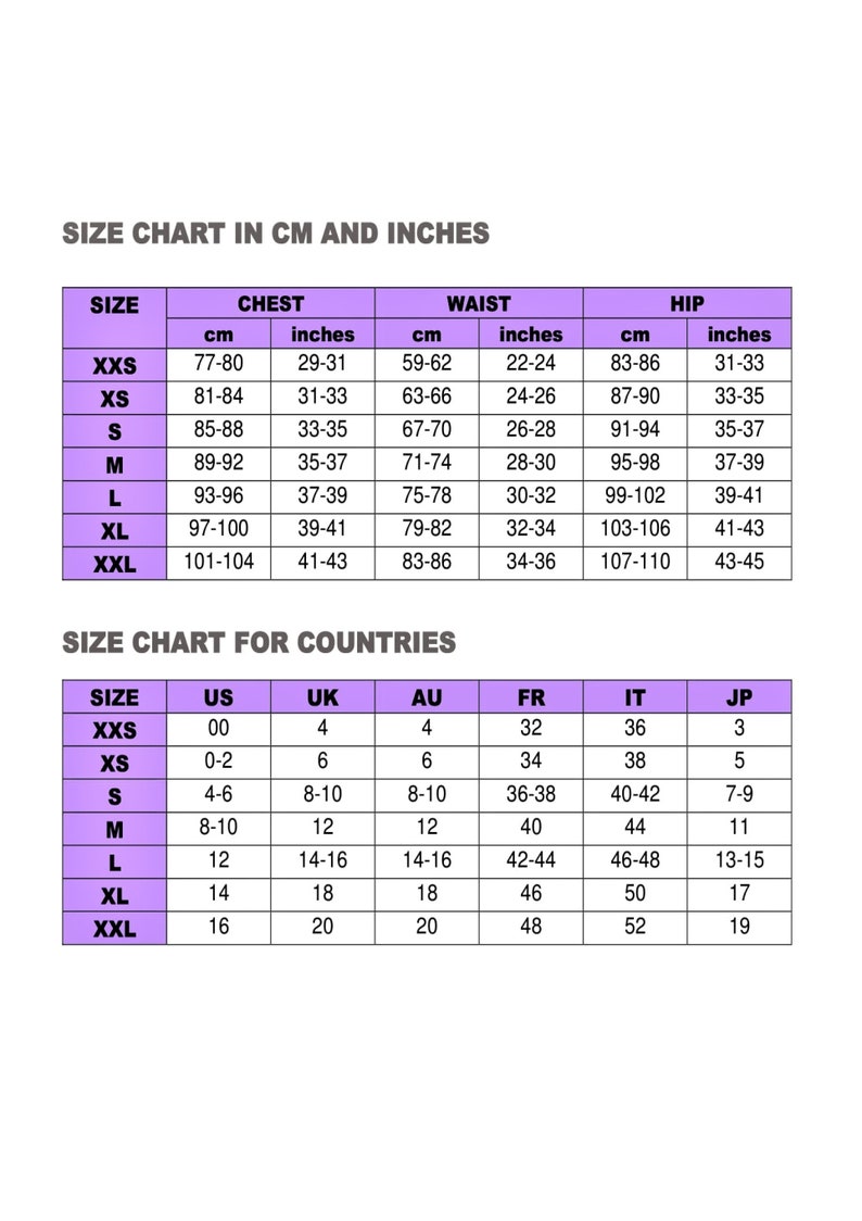 Cm To Inches Chart