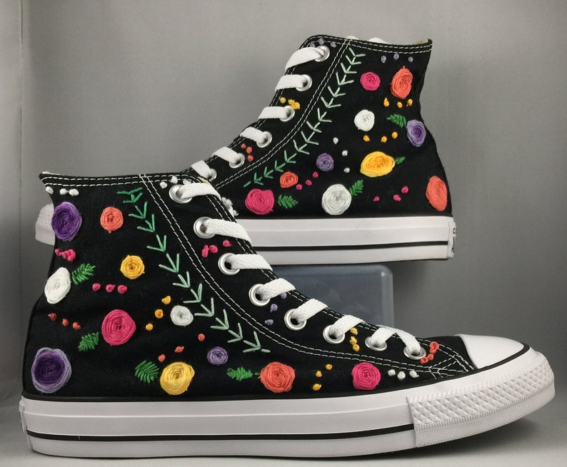 custom embroidered converse