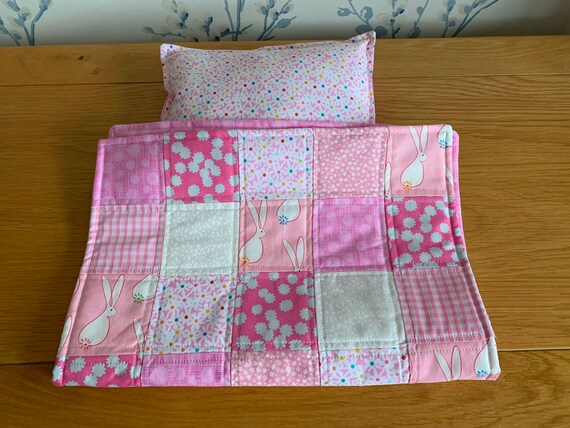 dolls pram blanket and pillow