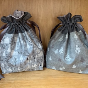 Eco Friendly Gift Bag, Christmas gift bag, reusable gift bag.