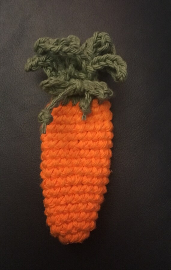 carrot teething toy