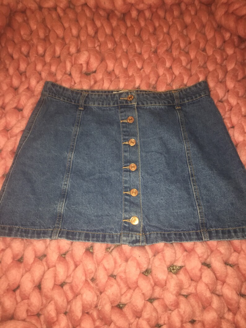 forever 21 jeans skirt