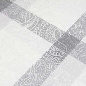 Grijs geometrisch tafelkleed, waterdicht tafelkleed, geometrisch tafelkleed, keukentafelhoes, rondingen geometrisch keukendecor