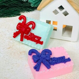Merry Christmas soap, greeting Christmas soap, Christmas gift , Christmas soap, Christmas souvenir