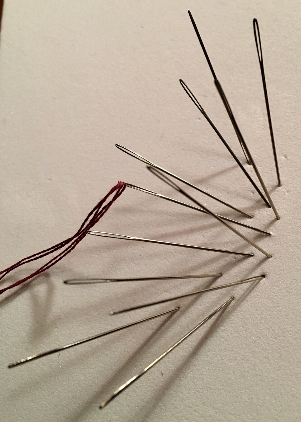 Cross Stitch/ Embroidery Needles Bulk Packed 1 Dozen Steel Blunt Tip