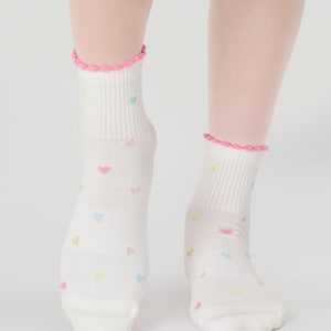Pilates Socken mit Red Hearts, 100% Silicone Anti-Slip Grip for Pilates image 6