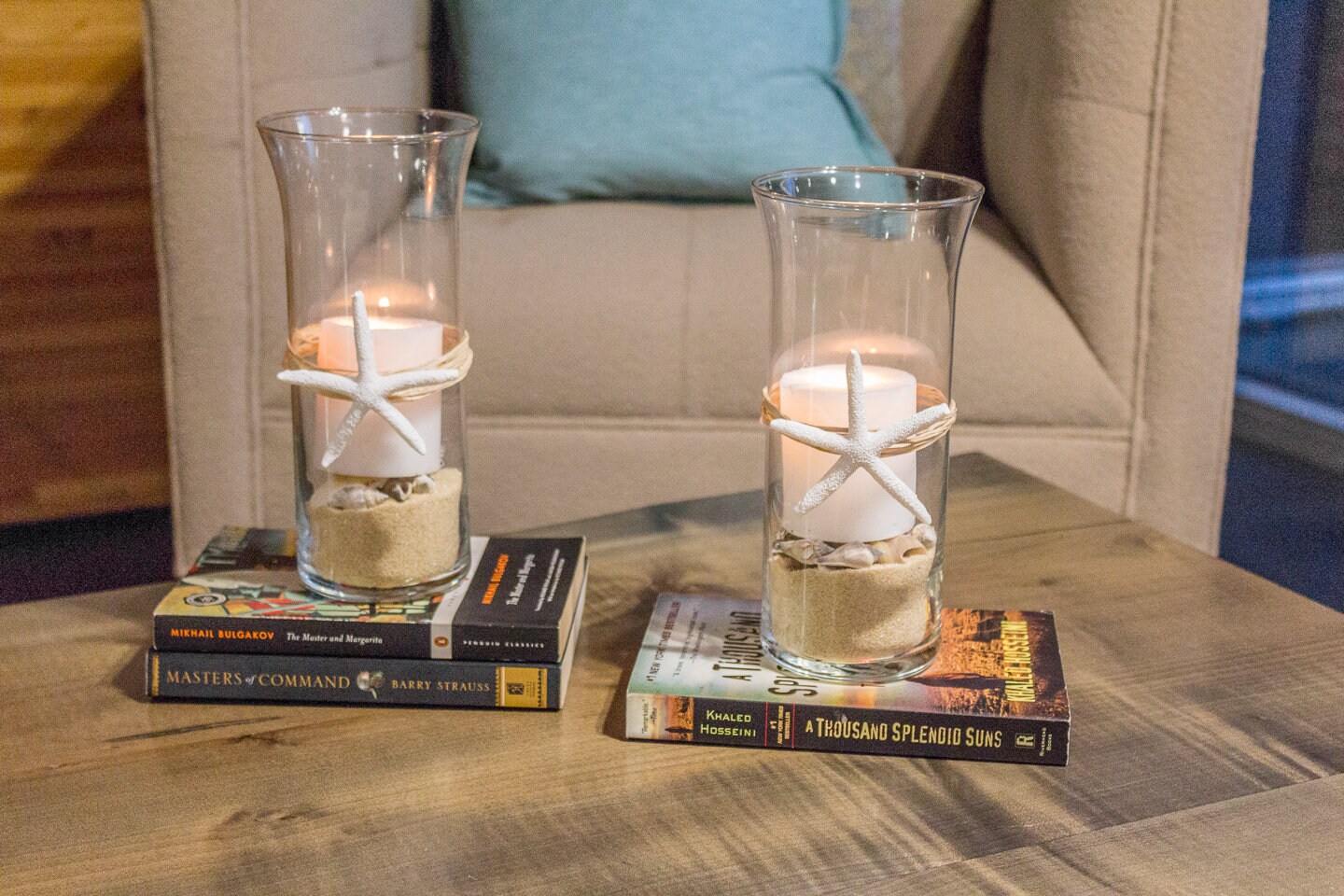 Glass Candle Holders Coffee Table Centerpiece Housewarming Etsy
