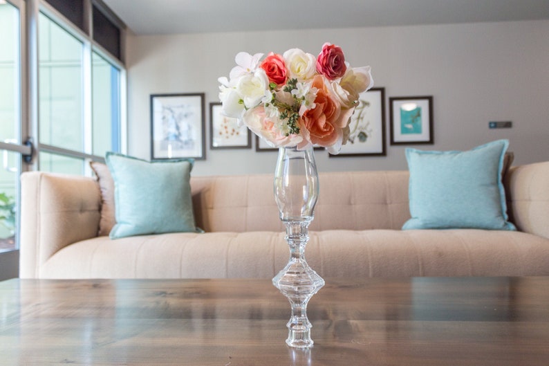 16 Tall Vase Wedding Centerpiece Glass Flower Vase Etsy