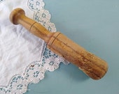 Vintage wood pestle Wood masher grinder Masher mortar Kitchen mallet Antique kitchenware Muddler Pestle Farmhouse decor Utensil vintage