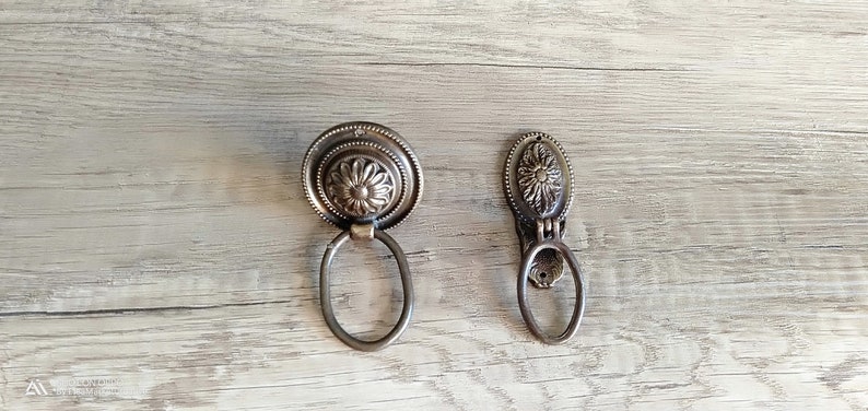 2 Vintage Swing Bail Pulls Antique Salvage French Chateau Etsy