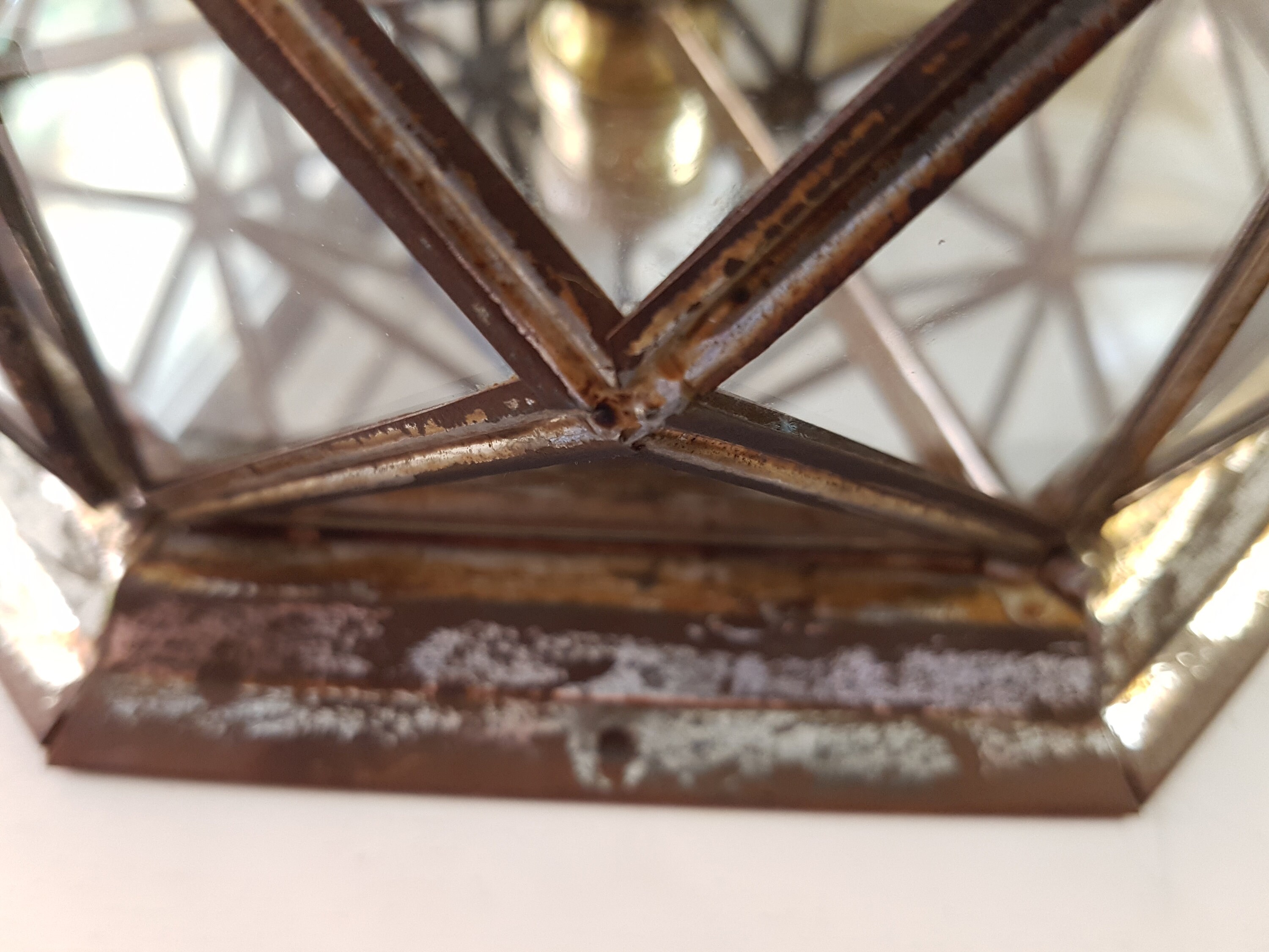 Antike Deckenlampe deckenlampe bündig auf Rahmen mit | Etsy