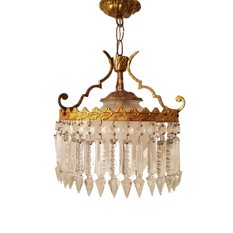 Vintage Ceiling Light - Etsy