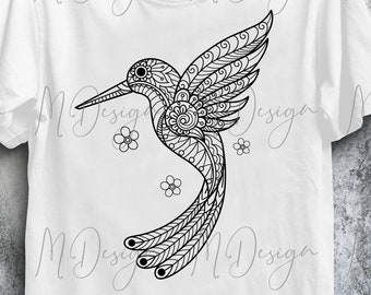 Download Hummingbird Mandala Etsy