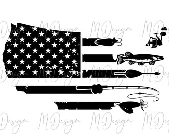 Free Free 55 Fishing American Flag Svg Free SVG PNG EPS DXF File