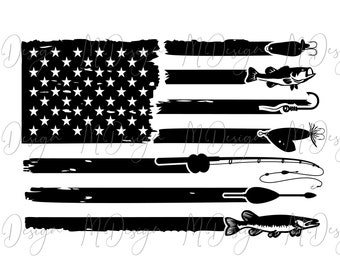 Download Fishing Flag Svg Etsy