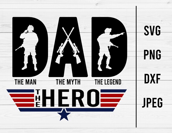 Army Dad SVG top Dad SVG Father’s Day Shirt Vector | Etsy