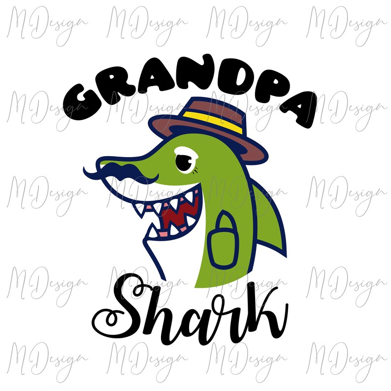 Free Free 312 Grandpa Shark Svg SVG PNG EPS DXF File