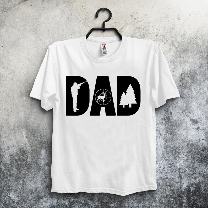Download Fathers Day SVG Dad Hunting T Shirt SVG Design-Gift for Dad | Etsy