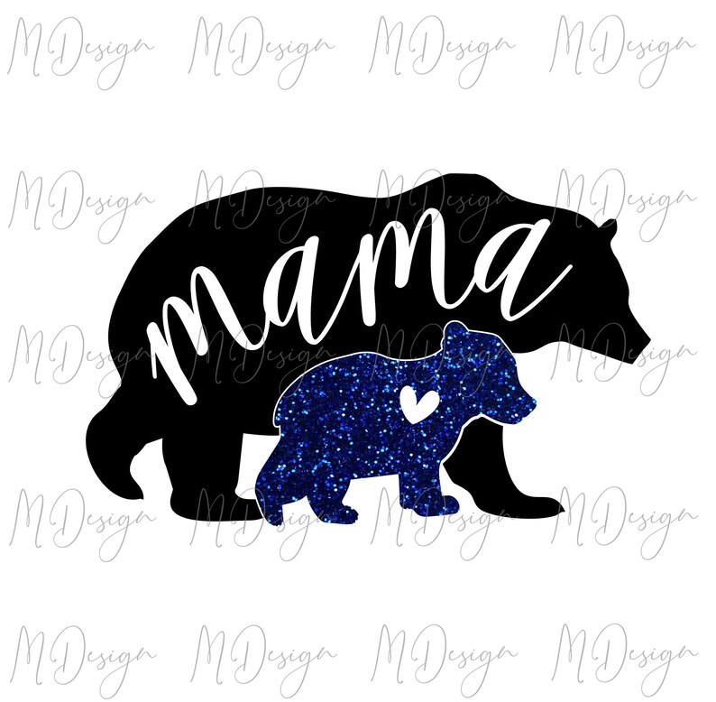 Download Mama Bear SVG Cut File for Cricut Silhouette Vinyl Cutting ...