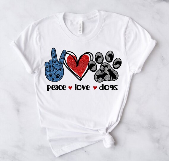 Download Peace Love Dogs SVG Cutting File for Cricut Vinyl Iron On ...
