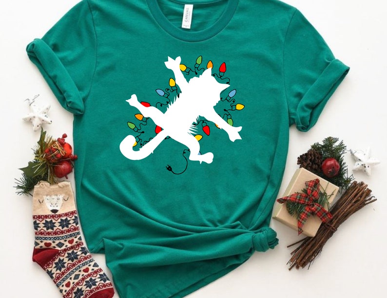 Christmas Vacation SVG Electrocuted Griswold Cat SVG Design Etsy