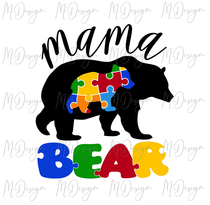 Free Free Mama Bear Autism Svg Free 775 SVG PNG EPS DXF File