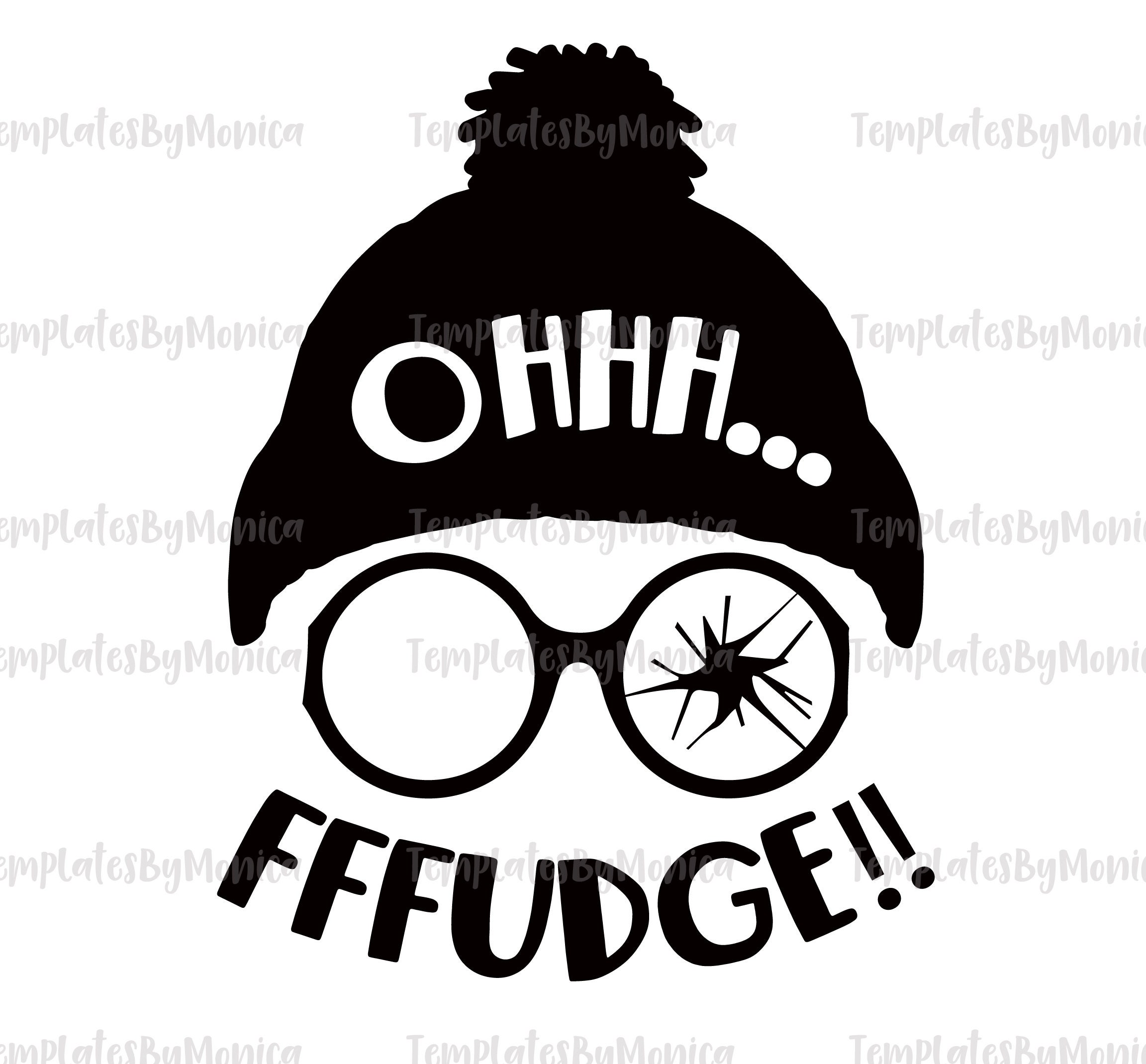 Oh Fudge SVG Funny A Christmas Story SVG for Cricut | Etsy
