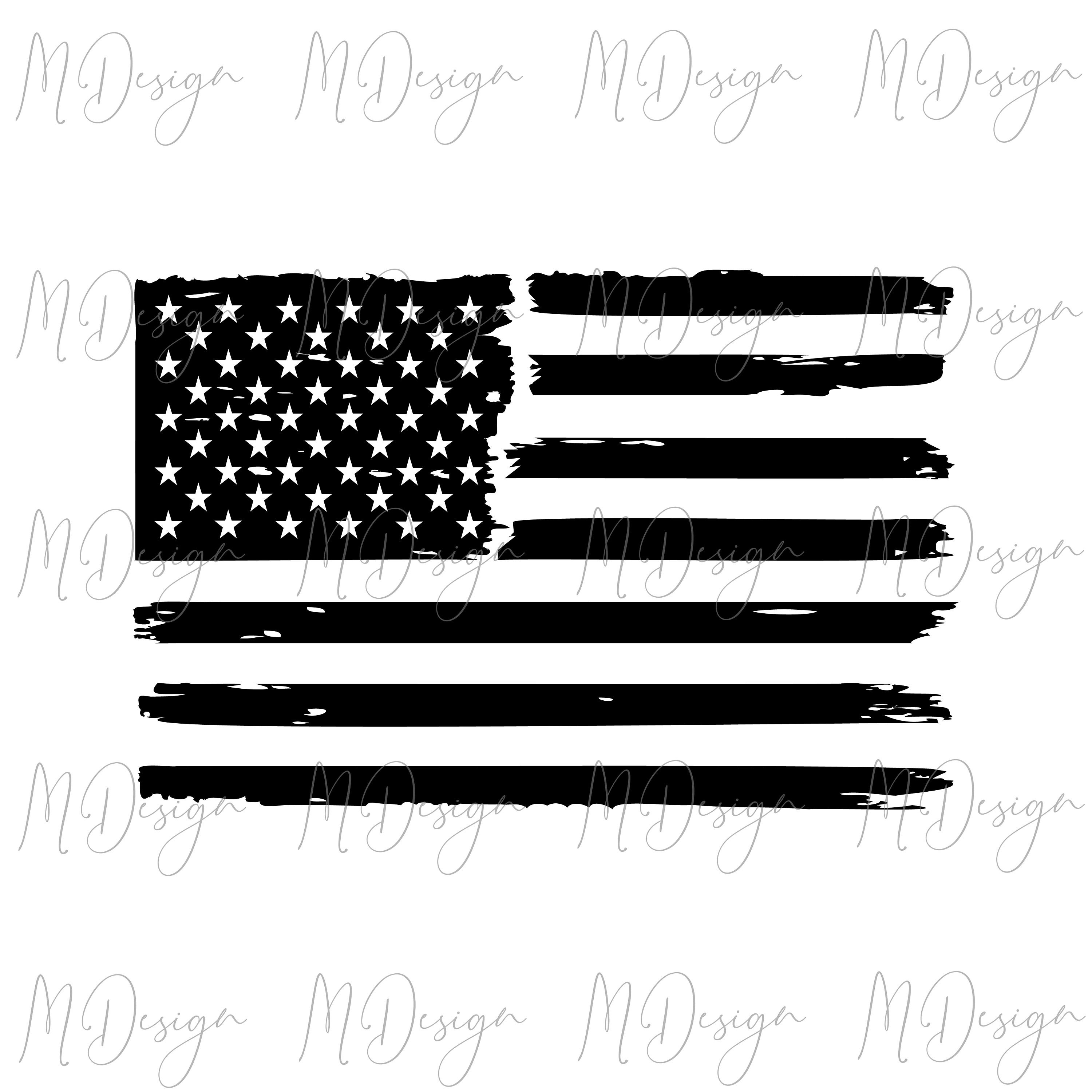 Grunge American Flag SVG Cutting File for Cricut Silhouette | Etsy
